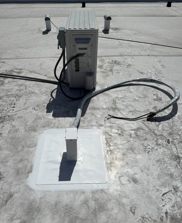 flat cool roof repaired by the top roofing company in hemet, ca