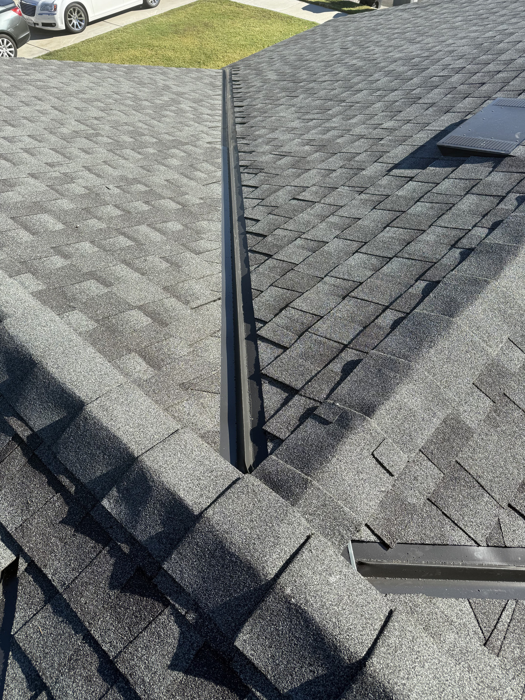 single roof after a roof repair in hemet, ca